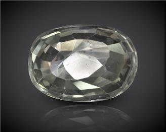 White Zircon Natural Certified 3.18 carats (DIN 90233 )